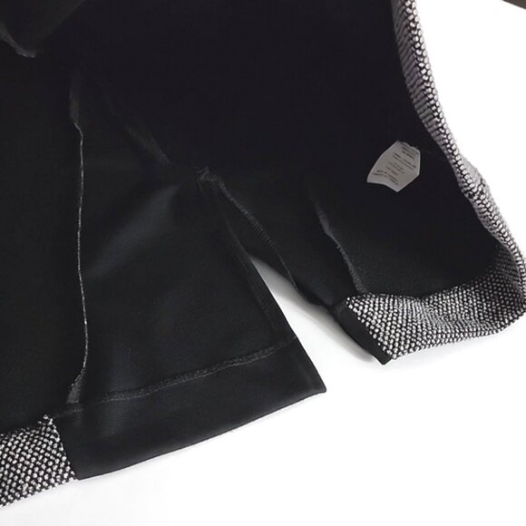 Cleo Sleeveless Dress Black Grey Boat Neckline Knee Length Fitted Size 10 - Picture 5 of 12